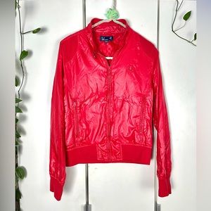Fred Perry Red Bomber Jacket